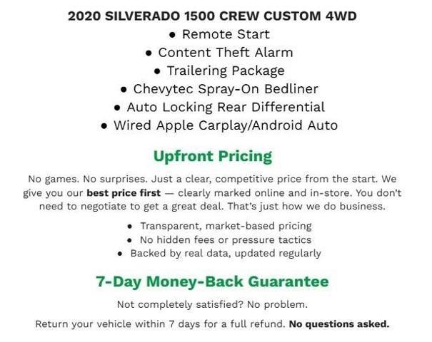 2020 Chevrolet Silverado 1500 4WD Crew Cab 147 Custom