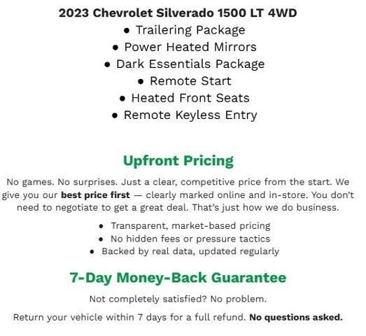 2023 Chevrolet Silverado 1500 4WD DOUBLE CAB 147 LT W/1LT **HEATED FRONT SEATS**REMOTE START**DUAL CLIMATE CONTROL**