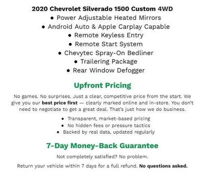 2020 Chevrolet Silverado 1500 4WD Double Cab 147 Custom