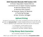 2020 Chevrolet Silverado 1500 4WD Double Cab 147 Custom
