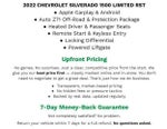 2022 Chevrolet Silverado 1500 LTD 4WD Crew Cab 147 RST