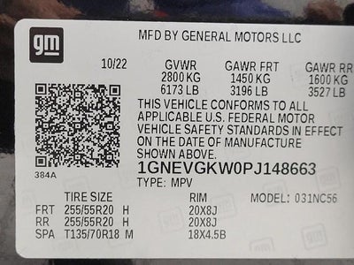 2023 Chevrolet Traverse AWD 4dr LT Cloth w/1LT