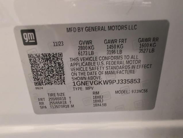 2023 Chevrolet Traverse AWD 4dr LT Cloth w/1LT