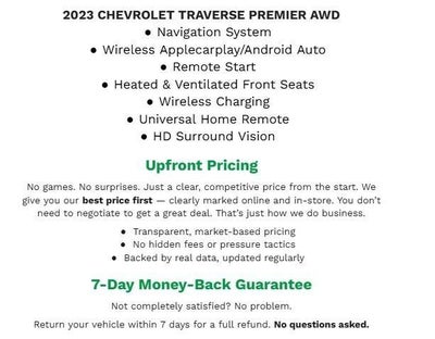 2023 Chevrolet Traverse AWD 4dr Premier