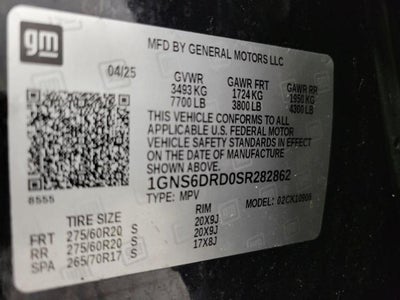 2025 Chevrolet Suburban 4WD 4dr Z71