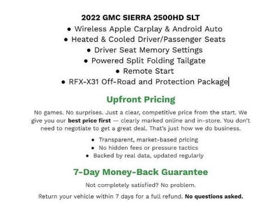 2022 GMC Sierra 2500 HD 4WD Crew Cab 159 SLT
