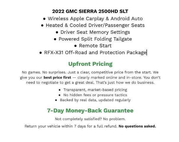 2022 GMC Sierra 2500 HD 4WD Crew Cab 159 SLT
