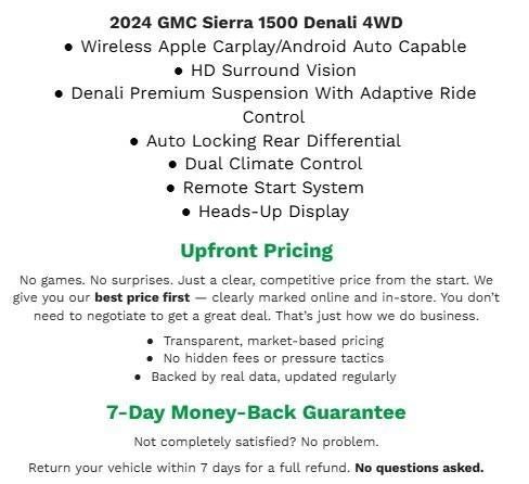 2024 GMC Sierra 1500 4WD Crew Cab 147 Denali
