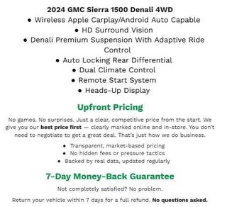 2024 GMC Sierra 1500 4WD Crew Cab 147 Denali
