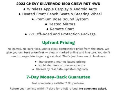 2023 Chevrolet Silverado 1500 4WD Crew Cab 147 RST
