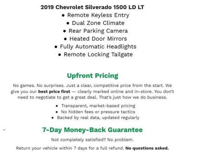 2019 Chevrolet Silverado LD 4WD Double Cab LT w/1LT