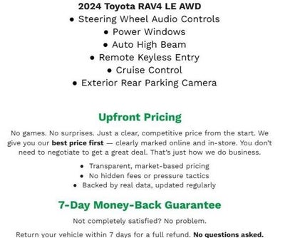 2024 Toyota RAV4 LE AWD