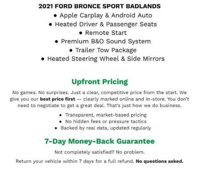 2021 Ford Bronco Sport Badlands 4x4