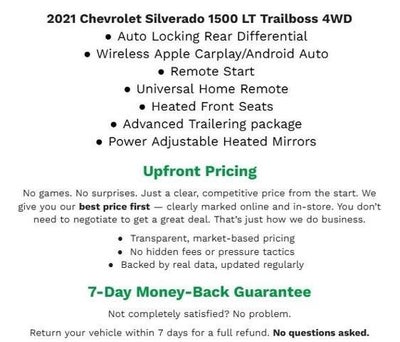 2021 Chevrolet Silverado 1500 4WD Crew Cab 147 LT Trail Boss