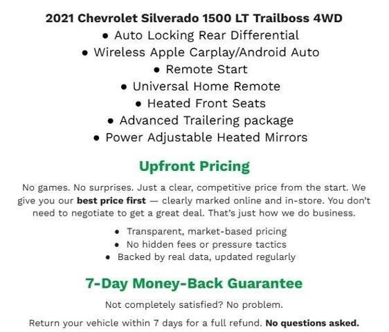 2021 Chevrolet Silverado 1500 4WD Crew Cab 147 LT Trail Boss