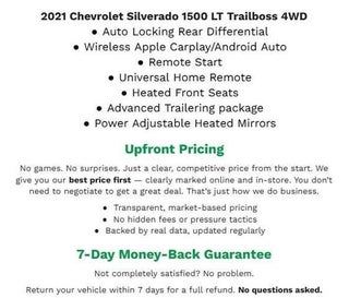 2021 Chevrolet Silverado 1500 4WD Crew Cab 147 LT Trail Boss