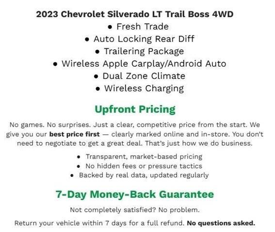 2023 Chevrolet Silverado 1500 4WD Crew Cab 147 LT Trail Boss