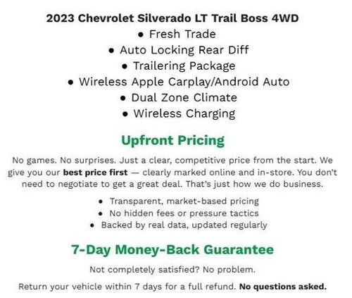 2023 Chevrolet Silverado 1500 4WD Crew Cab 147 LT Trail Boss