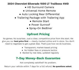 2024 Chevrolet Silverado 1500 4WD CREW CAB 147 LT TRAIL BOSS **HD SURROUND VISION**UNIVERSAL HOME REMOTE**REMOTE START SYSTEM**