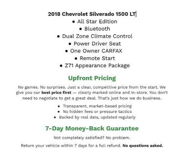 2018 Chevrolet Silverado 1500 4WD Crew Cab 143.5 LT w/2LT