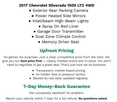 2017 Chevrolet Silverado 1500 4WD Crew Cab 143.5 LTZ w/2LZ