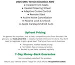 2025 GMC Terrain AWD 4DR ELEVATION **HEATED FRONT SEAT**ADAPTVE CRUISE CONTROL**REMOTE START SYSTEM**