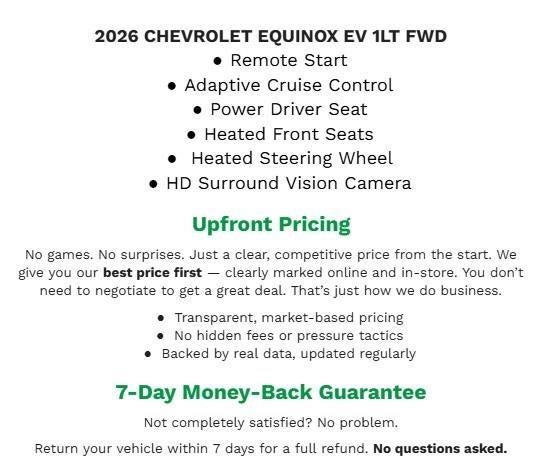 2026 Chevrolet Equinox EV 4dr LT1 w/PCY