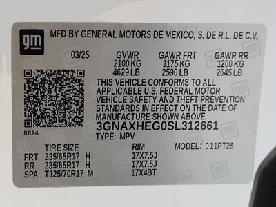2025 Chevrolet Equinox FWD 4dr LT w/1LT