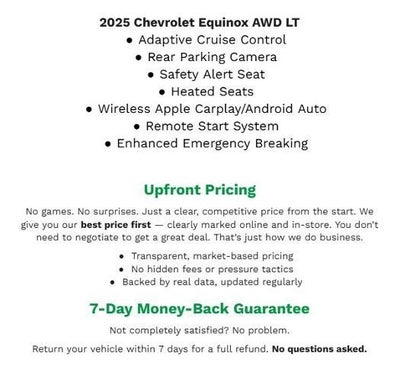 2025 Chevrolet Equinox AWD 4dr LT w/2LT