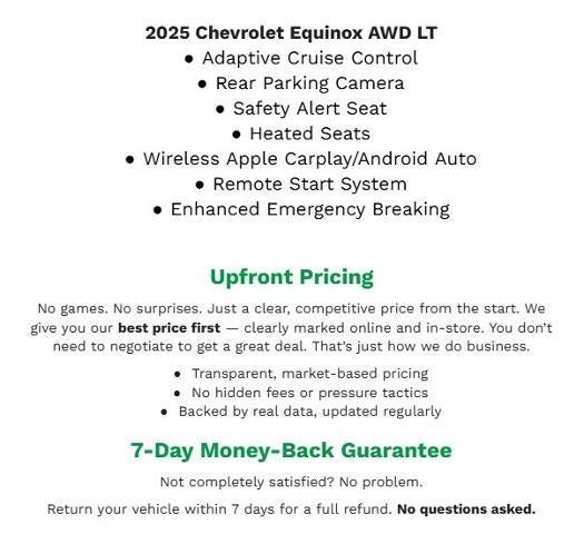 2025 Chevrolet Equinox AWD 4dr LT w/2LT