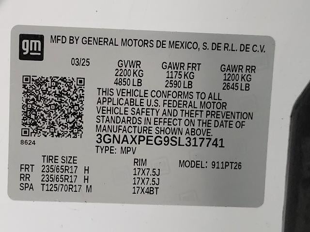 2025 Chevrolet Equinox AWD 4dr LT w/2LT