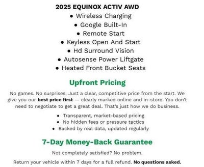 2025 Chevrolet Equinox AWD 4dr ACTIV w/KDZ