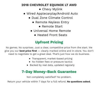 2018 Chevrolet Equinox AWD 4dr LT w/1LT