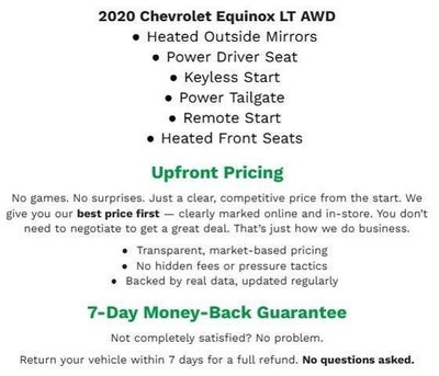 2020 Chevrolet Equinox AWD 4dr LT w/1LT