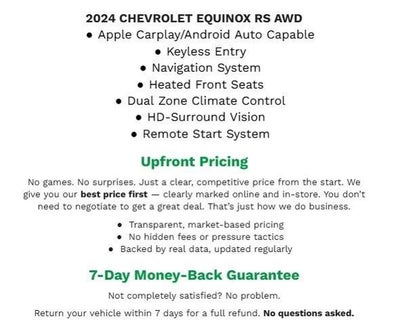 2024 Chevrolet Equinox AWD 4dr RS