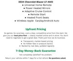2024 Chevrolet Blazer AWD 4DR LT W/2LT **APPLE CARPLAY/ANDROID AUTO**REMOTE START**HEATED SEATS**