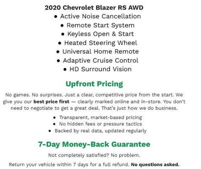 2020 Chevrolet Blazer AWD 4dr RS