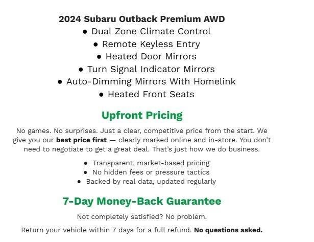 2024 Subaru Outback Premium AWD