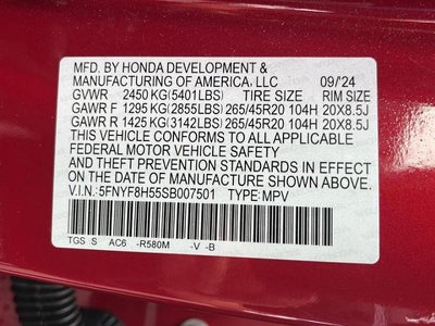 2025 Honda Passport EX-L AWD