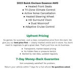 2023 Buick Enclave AWD 4DR ESSENCE **UNIVERSAL HOME REMOTE**HD SURROUND VISION**DUAL MOONROOF**