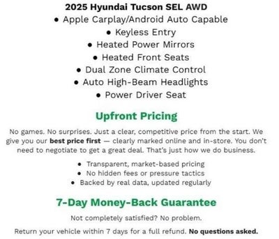 2025 Hyundai Tucson SEL AWD