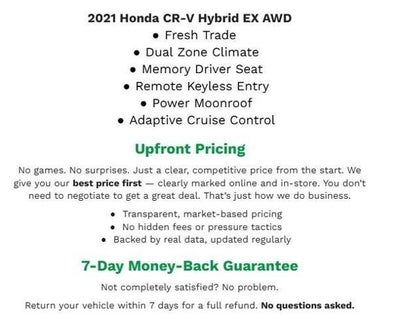 2021 Honda CR-V Hybrid EX AWD