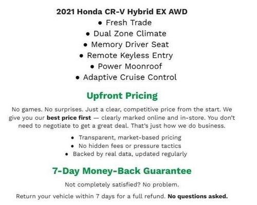 2021 Honda CR-V Hybrid EX AWD