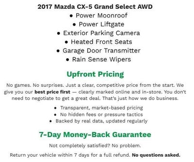 2017 Mazda Mazda CX-5 Grand Select AWD