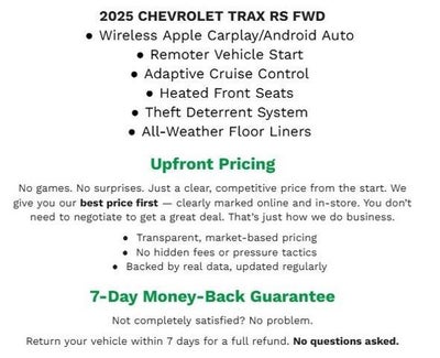 2025 Chevrolet Trax FWD 4dr 2RS