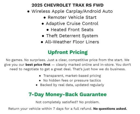 2025 Chevrolet Trax FWD 4dr 2RS