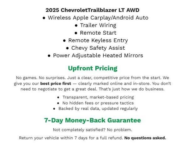 2025 Chevrolet Trailblazer AWD 4dr LT