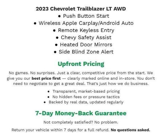 2023 Chevrolet Trailblazer AWD 4dr LT