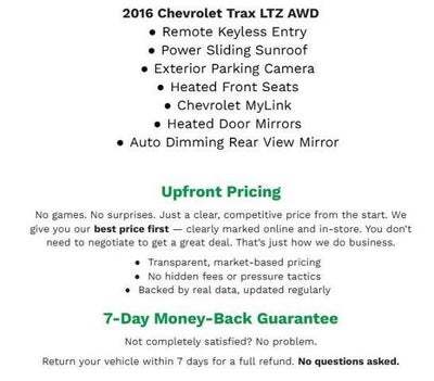 2016 Chevrolet Trax AWD 4dr LTZ