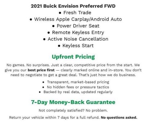 2021 Buick Envision FWD 4dr Preferred